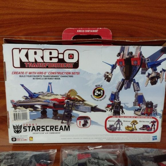 Hasbro KRE-O Transformers Starscream Open Box Building Set - Picture 6 of 7